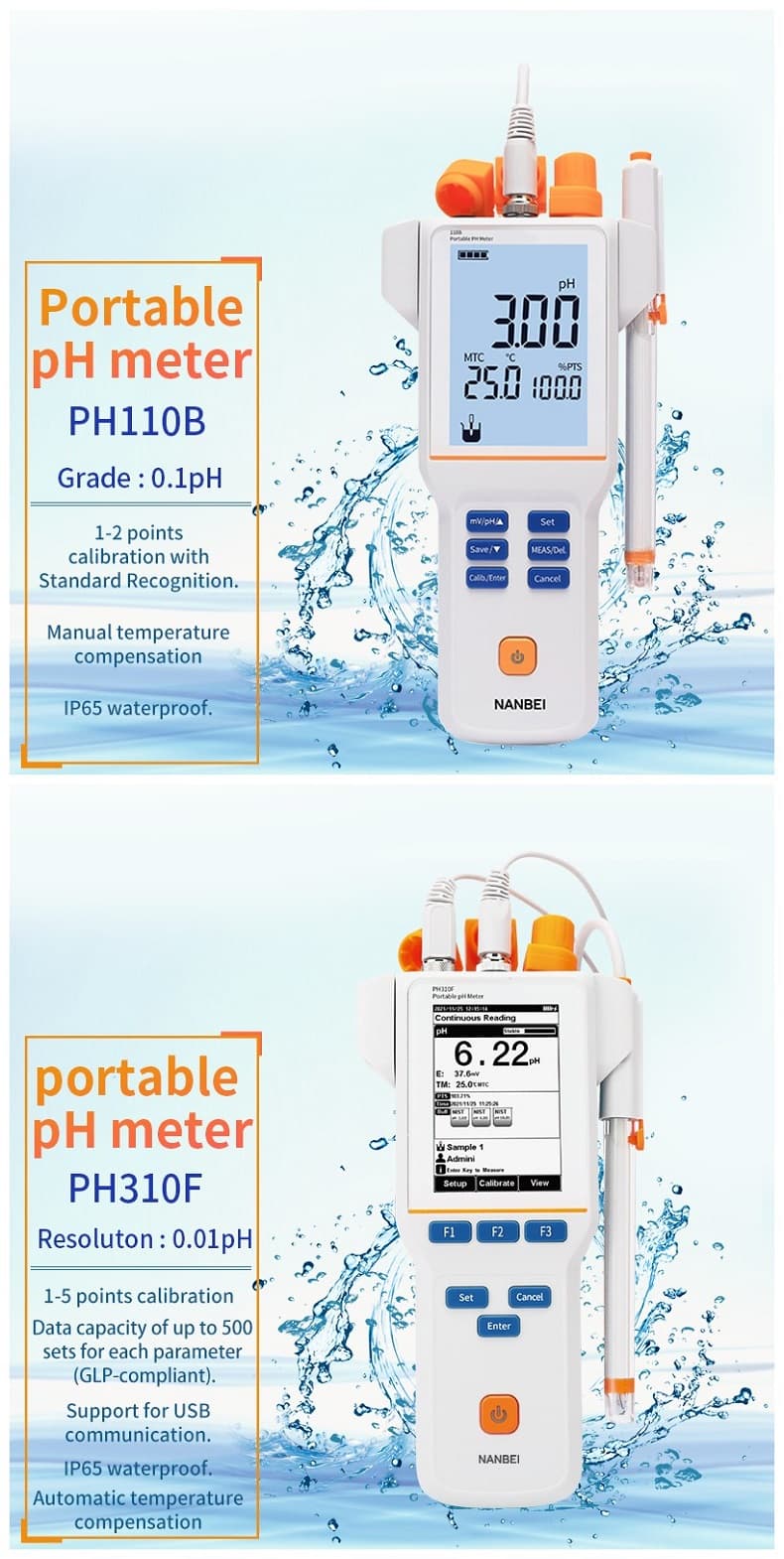 portable ph meter